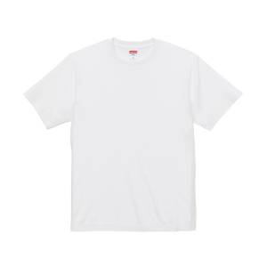 5.0オンス ユニバーサル フィット Tシャツ（100-160cm）（ホワイト）